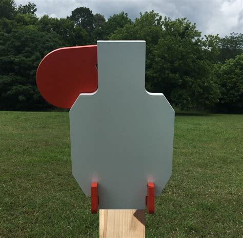 Magnum Target 3 8 Ar500 Steel Hostage Reactive Idpa Shooting Target 7x