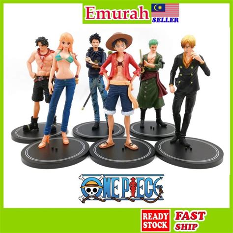 One Piece 17cm Action Figure Anime Manga Monkey D Luffy Zoro Nami Ace