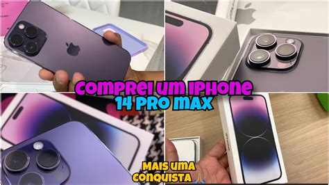 Comprei Um Iphone 14 Pro Max Roxo 128gb Mais Uma Conquista Sonho