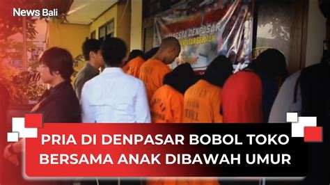 Pria Pengangguran Bobol Toko Libatkan Anak Di Bawah Umur Untuk Mencuri