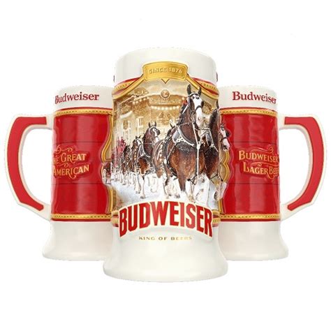 Budweiser Holiday Stein Gold Series The Beer Gear Store