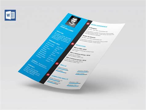 Modele Cv Word Gratuit Moderne