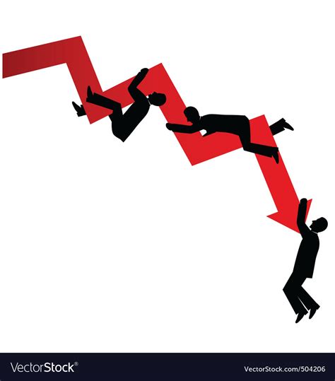 Business failure Royalty Free Vector Image - VectorStock 