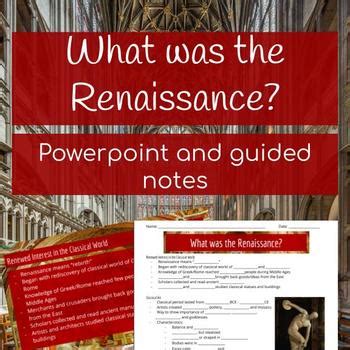 What Was The Renaissance Powerpoint And Guided Notes By The Okayest