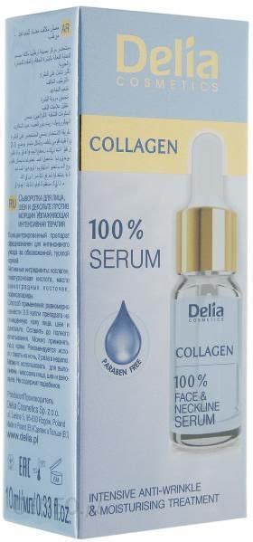 Delia Cosmetics Serum Do Twarzy Szyi I Dekoltu Kolagen 10ml Uroda Na