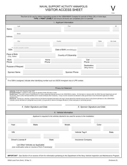 Visitor Request Form Template Word Fill Online Printable Off