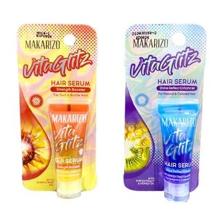 Jual Makarizo Vitaglitz Hair Serum Original Bpom Shopee Indonesia