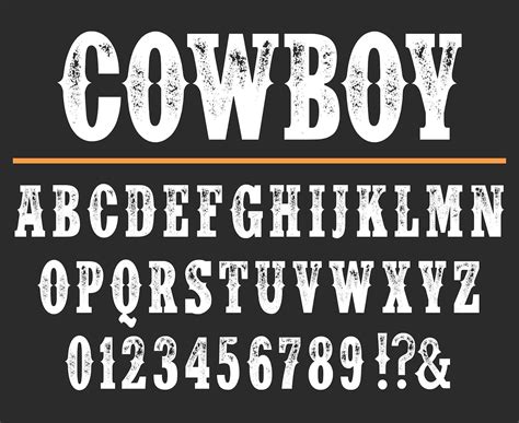 Western Font Wild West Font Old West Font Western Font Styles Cowboy