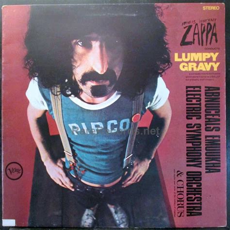 Frank Zappa Lumpy Gravy Uk Lp