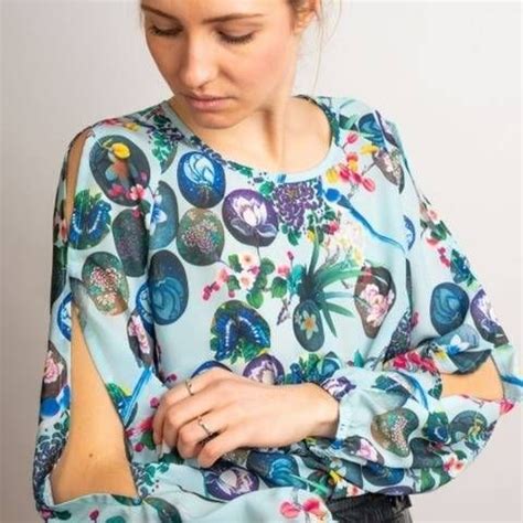 Bluse nähen mit Schnittmustern Anleitungen Makerist Bluse