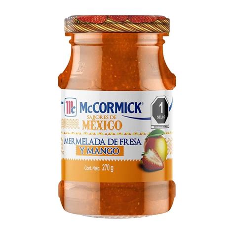 Mermelada McCormick Sabores de México fresa y mango 270 g Walmart