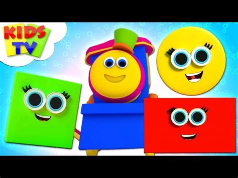 Build With Shapes | Learning Videos - Bob The Train | Nursery Rhymes by ...