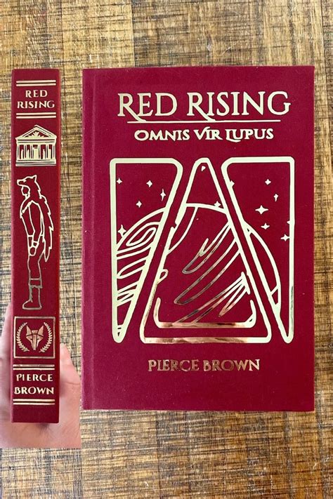 Red Rising Trilogy by Pierce Brown, Hardcover Deluxe Edition, Rebind