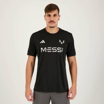 Camisa Adidas Messi Treino Preta Futfanatics