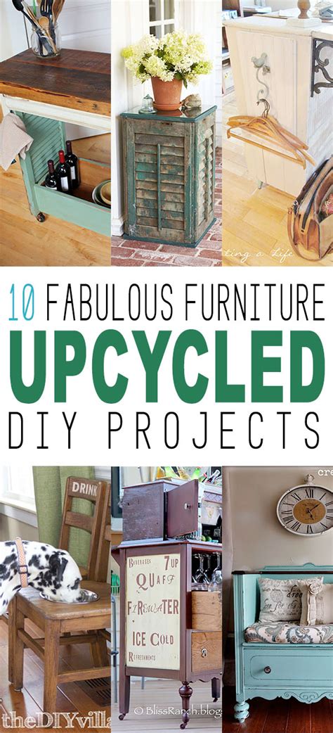 10 Fabulous Furniture Upcycled DIY Projects - The Cottage Market