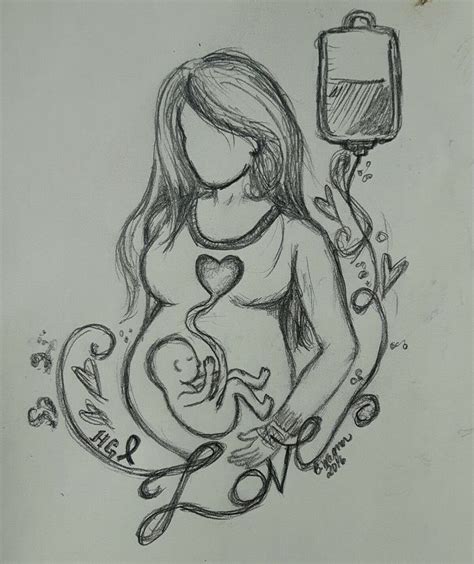 Pregnancy Art Birth Art Pregnancy Drawing