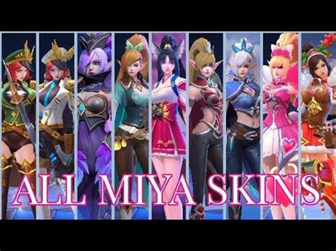 DAFTAR SEMUA SKIN MIYA MOBILE LEGENDS | Mobile legends, Miya mobile ...