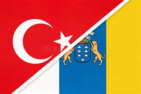 Turkey And Canary Islands Symbol Of Country Turkish Vs Canarian