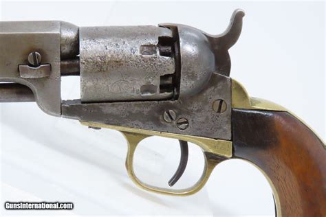 Post Civil War Antique Colt Model 1849 Pocket 31 Cal Percussion Revolver Wild West Six Shooter