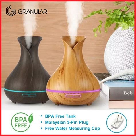 Aroma Diffuser 7 Led Color Options 550ml Shopee Malaysia