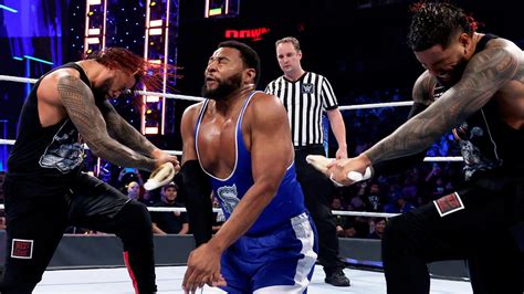 The Street Profits Vs The Usos Smackdown Tag Team Championship