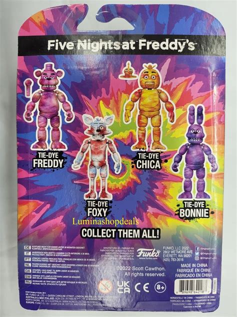 Funko Action Figure Five Nights At Freddy S Tie Dye Foxy New In Box