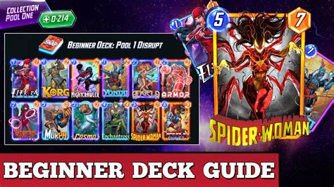 Marvel Snap Beginner Deck Disrupt Deck Beginners Guide YouTube