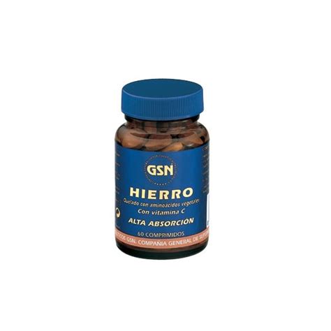 GSN Hierro Quelado 60comprimidos FARMACIA INTERNACIONAL