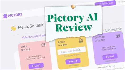 Pictory Ai Text To Video Creation Platform Review