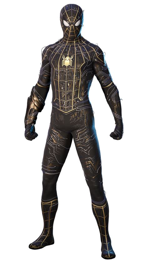 Black And Gold Suit Marvels Spider Man Wiki Fandom