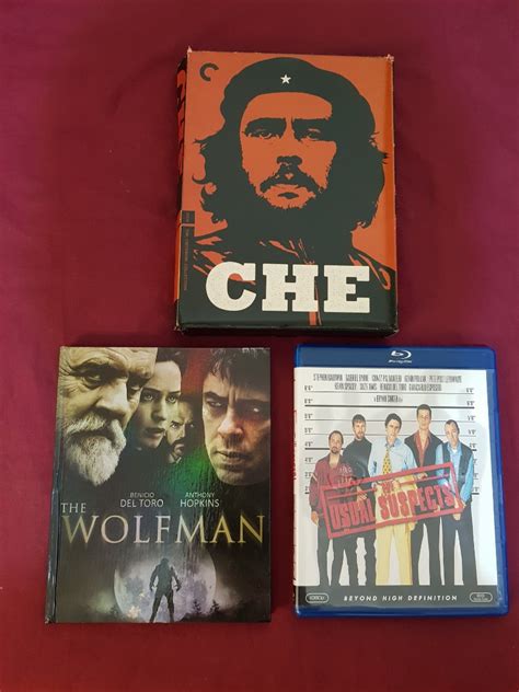 Benicio Del Toro Criterion And Original Blu Ray Set CHE The Wolfman