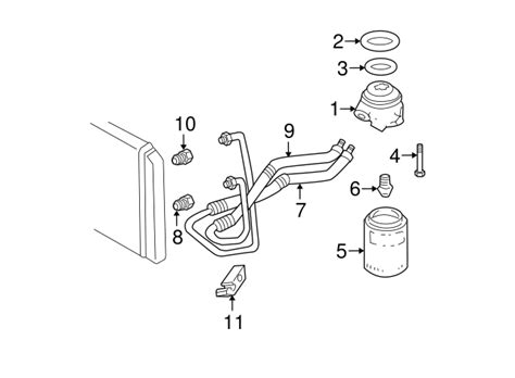 Gm Engine Oil Cooler Inlet Hose Kit With Nut And Seal