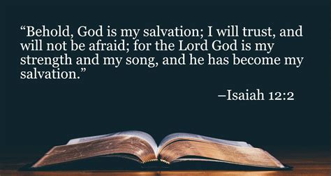 Your Daily Bible Verses — Isaiah 12:2 — Integrated Catholic Life™