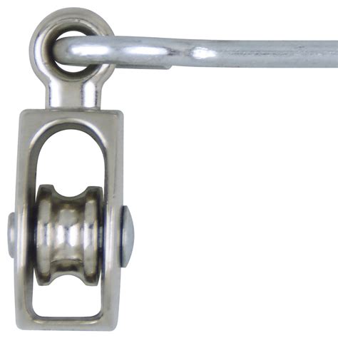 Premium Flagpole Pulley And Eye Bolt Assembly For Easy Flag Raising