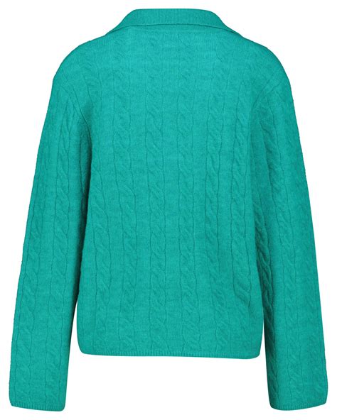 Damen Strickpullover Mit Wolle Und Alpaka