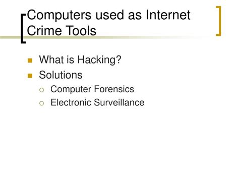 Ppt Computers In Law Enforcement Powerpoint Presentation Free