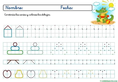 Fichas De Grafomotricidad Para Imprimir 4 Y 5 Años Web Del Maestro