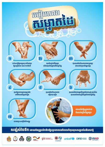 Print Hand Washing Poster A5 | PSI