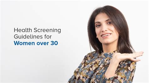 Essential Health Screening Guidelines For Women Over