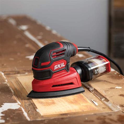 SKIL Corded Detail Sander Includes 3pcs Sanding Paper And Dust Box