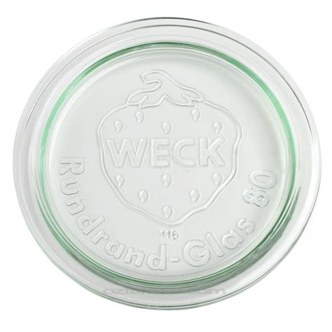 Couvercles En Verre Weck Diam Tre Mm Pour Bocaux Weck