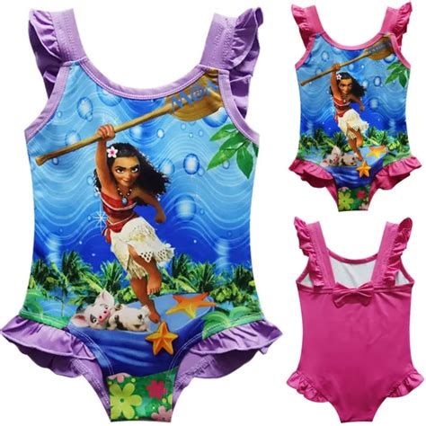 KINDER MÄDCHEN EINHORN Karikatur Badeanzug Schwimmanzug Strand Bikini Bademode EUR 14 79