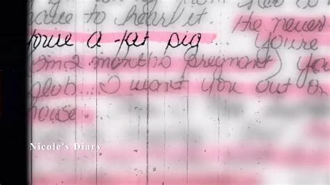 Nicole Brown Simpson wrote in her diary about being 'hit,' 'chased,' and 'bruised' by OJ Simpson ...