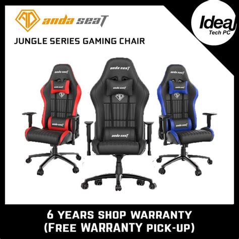 Anda Seat Jungle Series Gaming Chair Black Blue Red Lazada