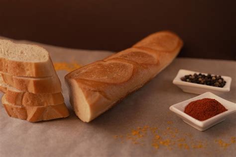 Premium Photo Crispy Fresh Baguette Slices