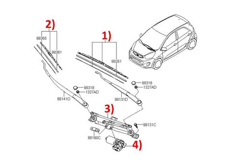 A Visual Guide To Kia Picanto Parts