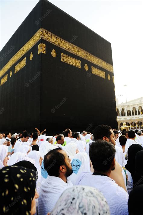 Premium Photo Makkah Kaaba Hajj Muslims