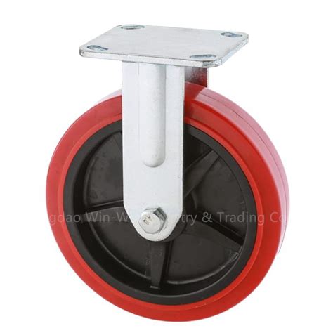 High Quality Heavy Duty Caster Wheel Pp Hub Pu Wheel Tire For