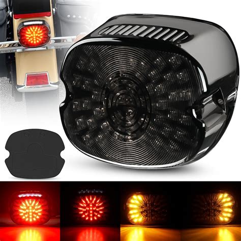 Amazon Motoparacc Smoked Motorcycle Led Brake Taillights Tail