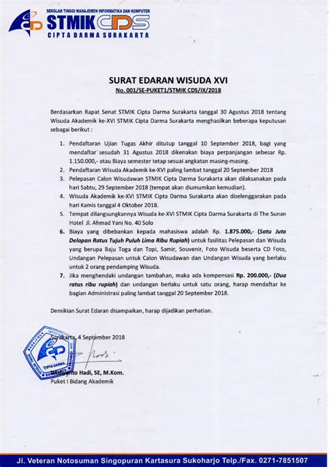 PDF Undangan Pelepasan Untuk Calon Wisudawan Dan Undangan Wisuda